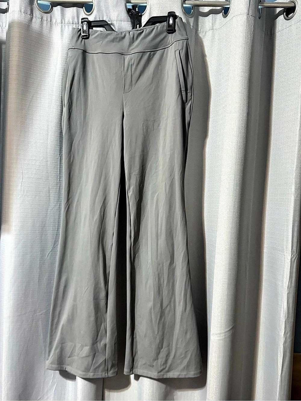 Halara Flex™ DayStretch High Waisted Pocket Work Flare Pants Flare Pants Gray